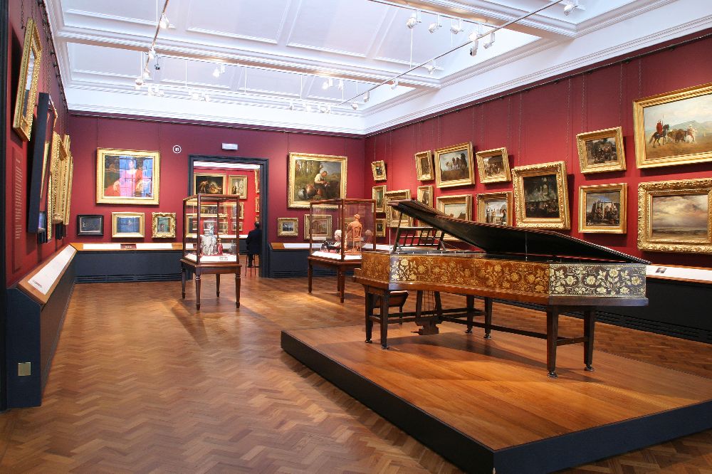 Gallery inside Victoria and Albert Museum in South Kensington